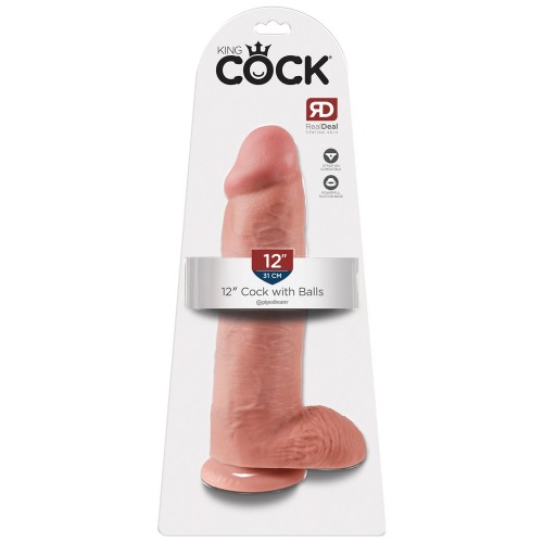 fallo realistico 12" Cock with Balls
