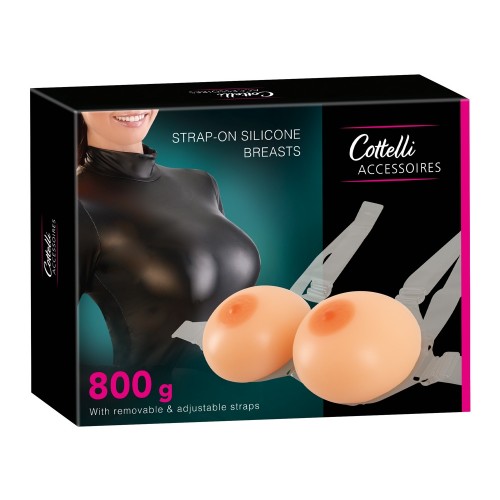 reggiseno Strap-on Silicone Breasts