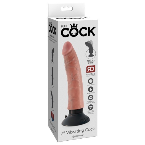 vibratore realistico 7" Vibrating Cock