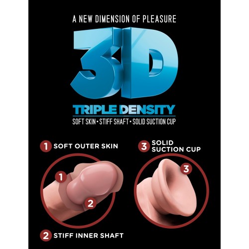 fallo ultra realistico 8" Triple...