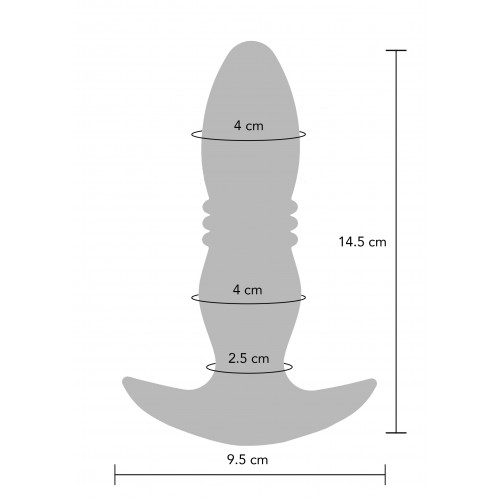 plug vibrante a pulsione The Tough...