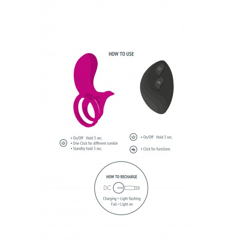 anello vibrante ricaricabile remoto...