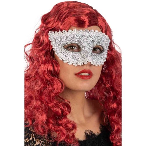 01271-1 MASCHERA ARGENTO IN PLASTICA...