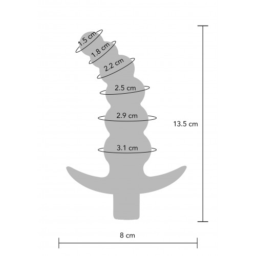 Plug anale vibrante Remoto The Spunky...