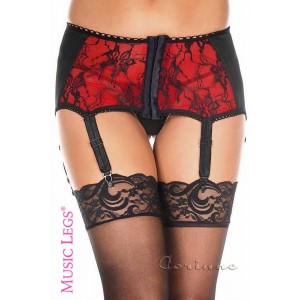 Reggicalze con inserti in...