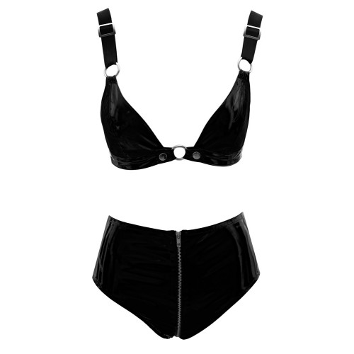Intimo 2 Pz PVC Bra and Briefs XL