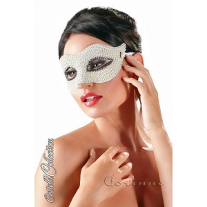 Maschera bianca con perle. 2