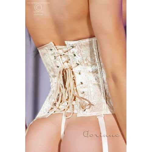 bustino stringivita avorio con motivo...