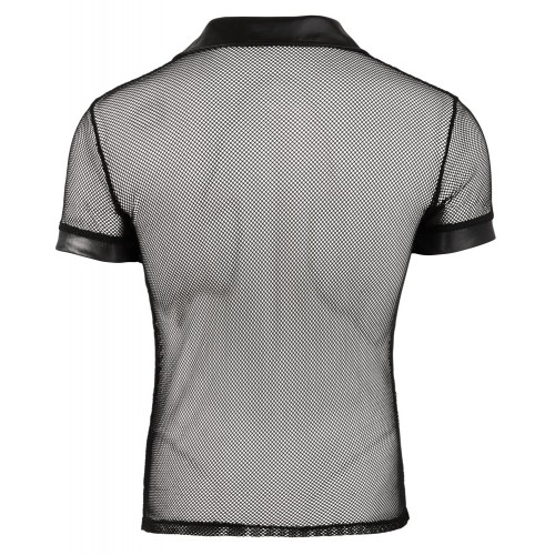 Camicia maschile con colletto a polo XL