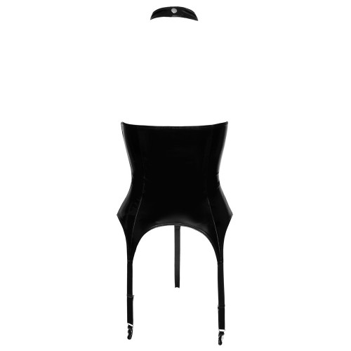 chemise con reggicalze e perizoma in...